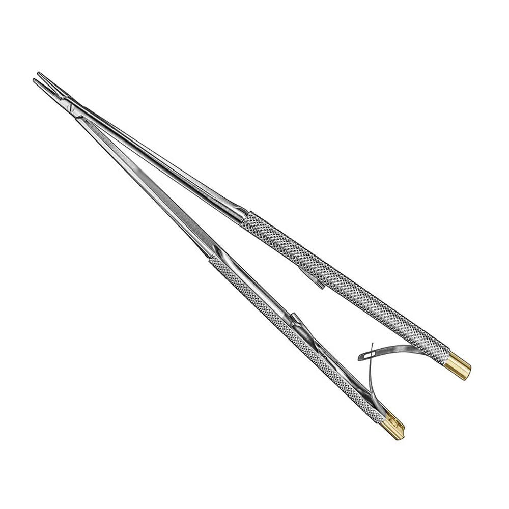 CASTROVIEJO, micro needle holder, 18cm, TC 1 CASTROVIEJO, micro needle holder, 18cm, TC