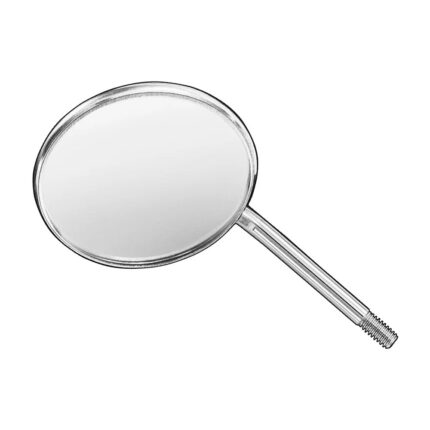 Mouth mirrors, magnif., size 6, 12 ea.