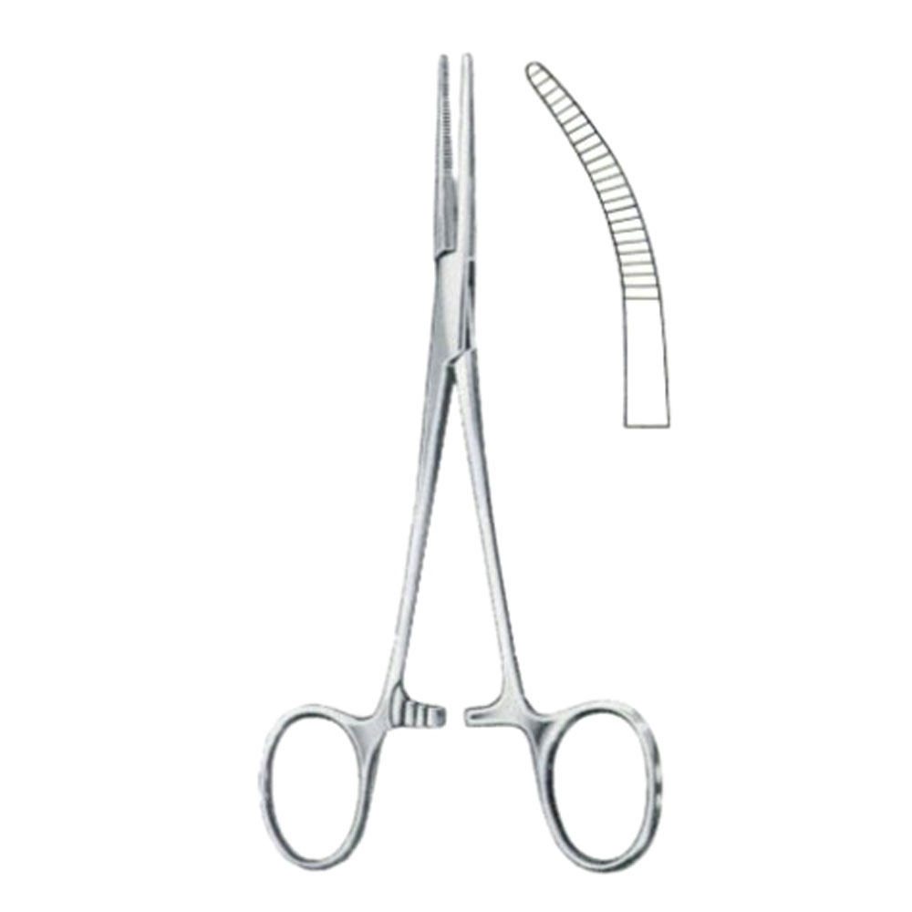 Kelly HemostaticForceps BJ Curved 14cm/5 1/2" 1 Kelly HemostaticForceps BJ Curved 14cm/5 1/2"