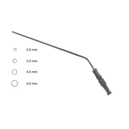 Malleable, Black Suction Tubes 19.5cm/7 3/4" 5mm