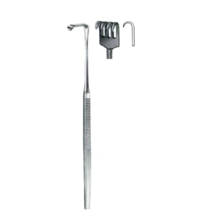 Wound Retractors Sharp 4 Prongs 16cm/6 1/4" Flexible