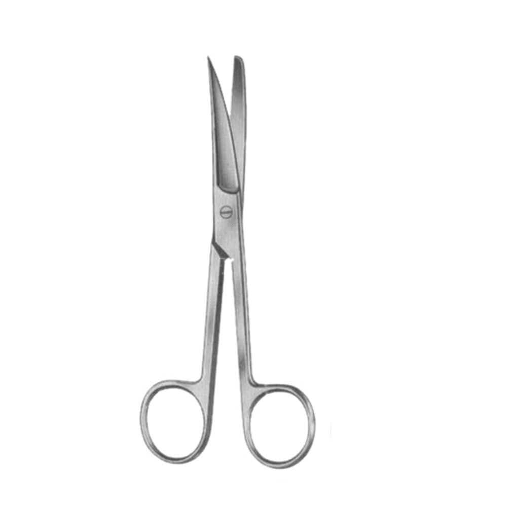 Operating Scissors Curved Fig # 2 16cm/6 1/4" Sh/Bl 1 Operating Scissors Curved Fig # 2 16cm/6 1/4" Sh/Bl