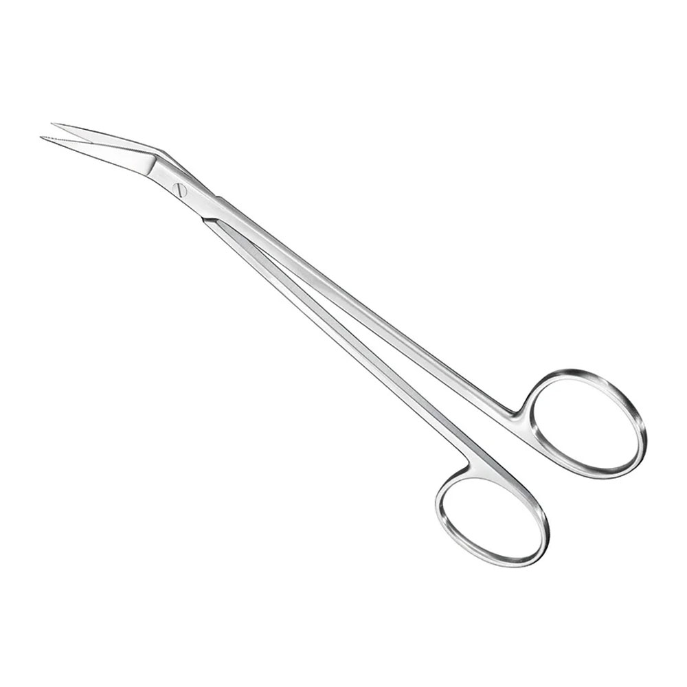 LOCKLIN, suture-/gum scissors, 16 cm, serr LOCKLIN, suture-/gum scissors, 16 cm, serr.