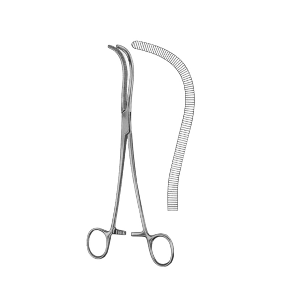 Mayo-Guyon Kidney Pedicle Clamp Forceps BJ 23cm/9" 1 Mayo-Guyon Kidney Pedicle Clamp Forceps BJ 23cm/9"
